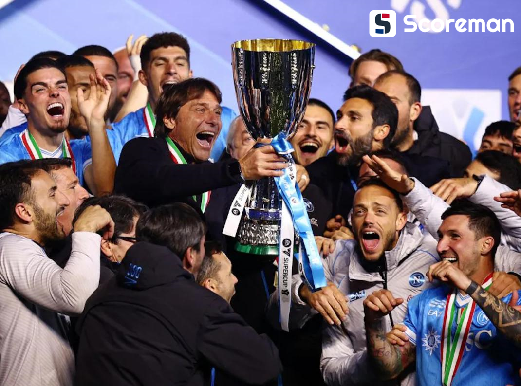 '네레스 멀티골' 나폴리, 볼로냐 꺾고 11년만에 이탈리아 슈퍼컵 우승